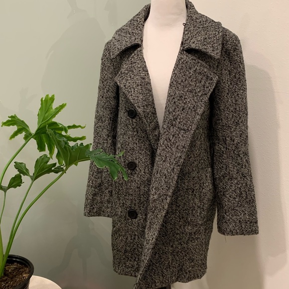 BB Dakota heather grey peacoat size small - Picture 1 of 4
